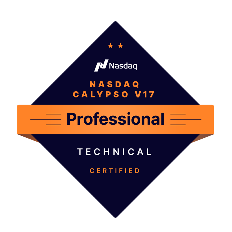 Nasdaq Calypso Certified Technical - Professional