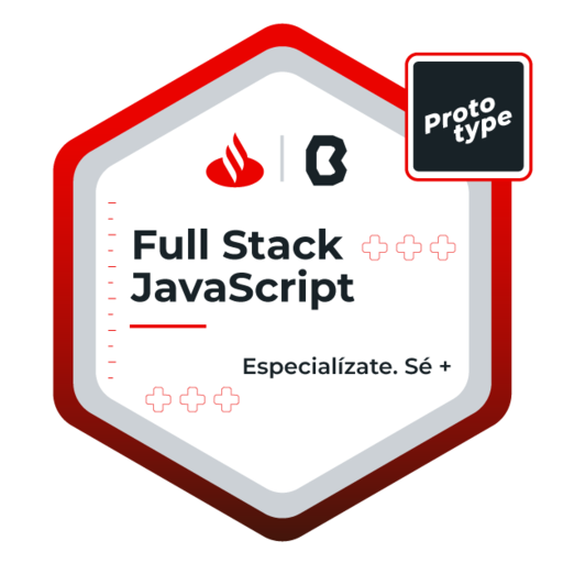 Prototype - Full Stack JavaScript Santander Universidades - Credly