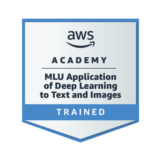 AWS Academy Graduate - MLU Application of Deep Learning to Text and ...
