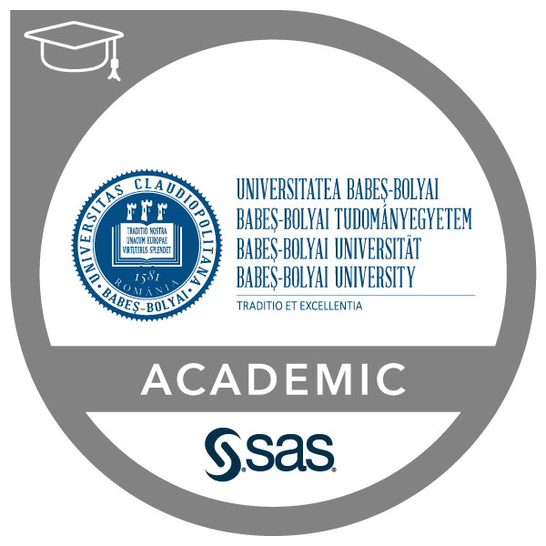 SAS - Babes-Bolyai University Faculty of Economics and Business Administration Academic Specialization in Advanced Business Analytics