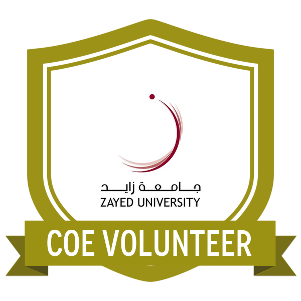 College of Education Student Volunteer Badge