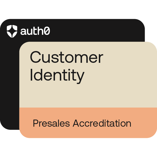 Auth0 Customer Identity Presales Accreditation