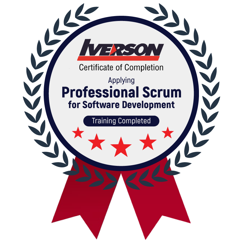 Applying Professional Scrum for Software Development