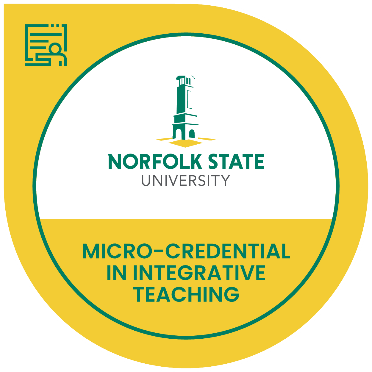 Norfolk State University Badge Templates Credly