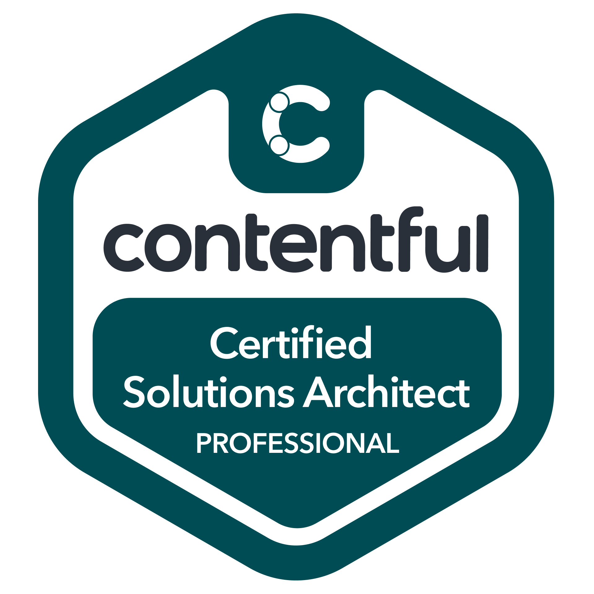 Contentful Certified Solutions Architect Badge