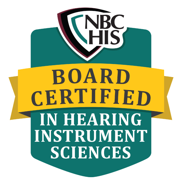 Board Certified in Hearing Instrument Sciences