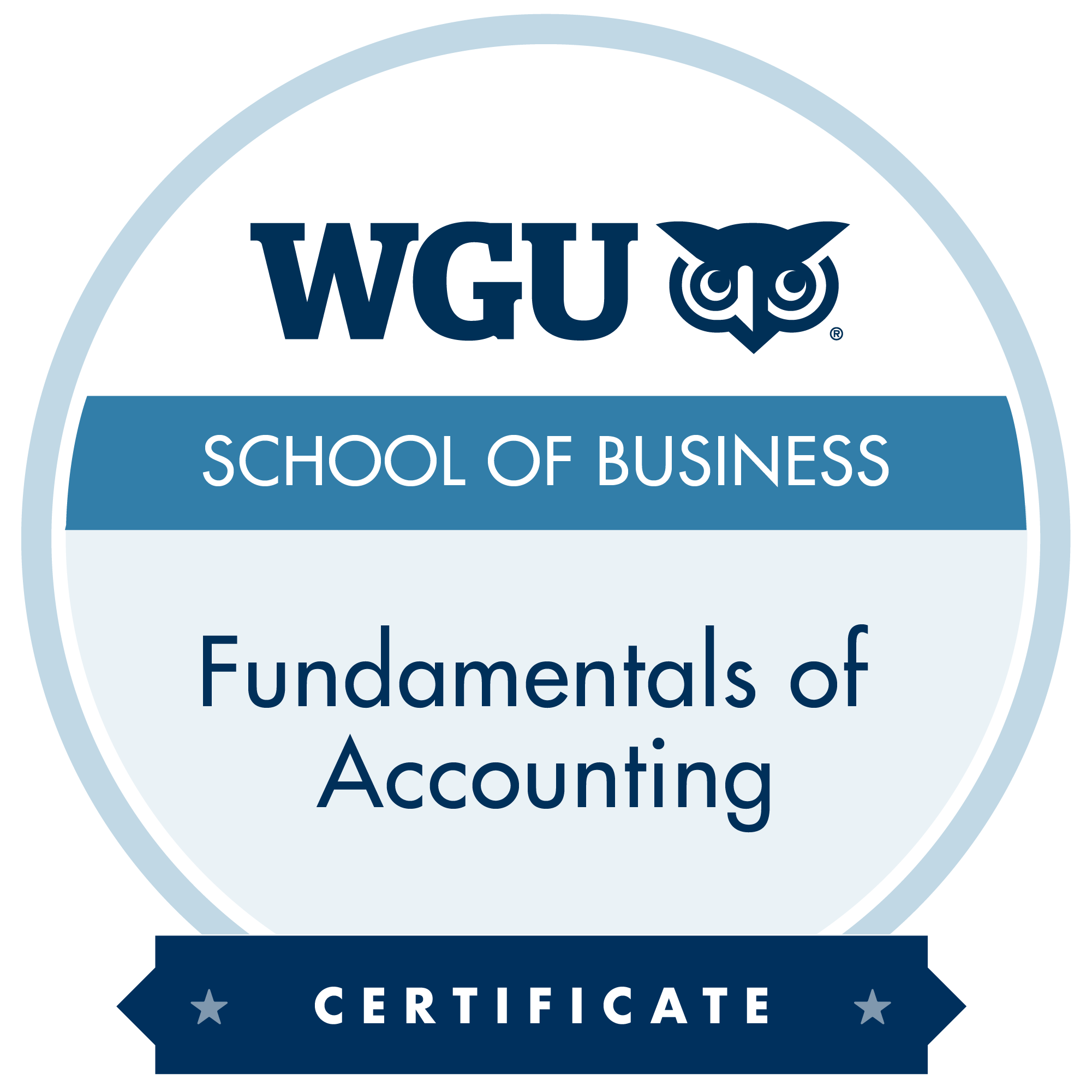 Accounting Fundamentals Certificate