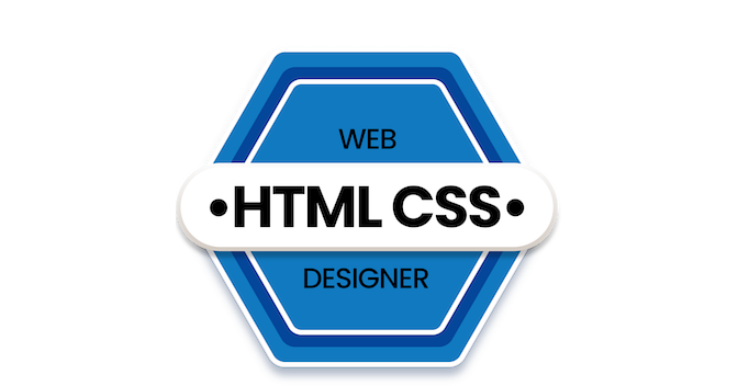 HTML-CSS Web Designer - Credly