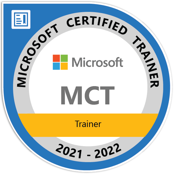 Microsoft Certified Trainer 2021-2022