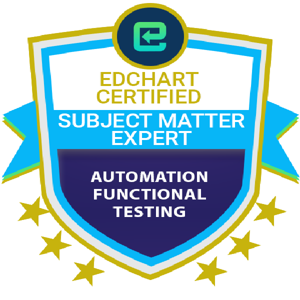 Edchart Certified Automation Functional Testing Subject Matter Expert