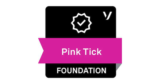 Pink Tick Certification - Credly