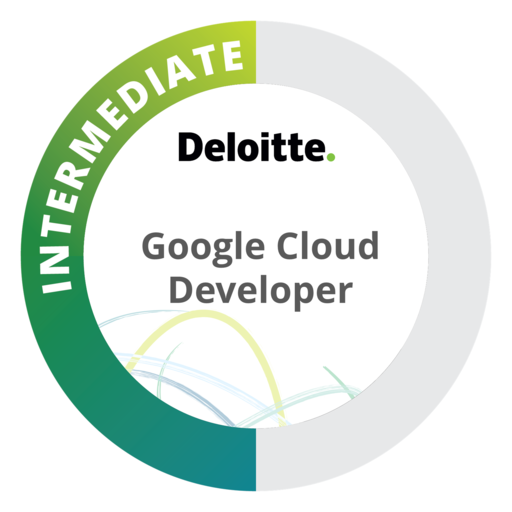Deloitte Google Cloud Developer - Intermediate - Credly