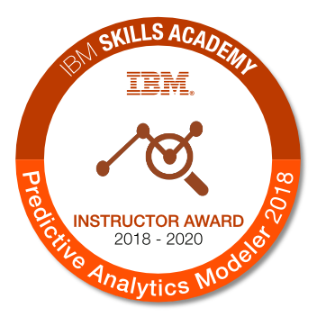 Predictive Analytics Modeler - Instructor Award 2018