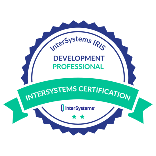 InterSystems IRIS Development Professional - Credly