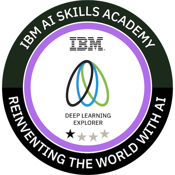 IBM AI Skills Academy Deep Learning Explorer