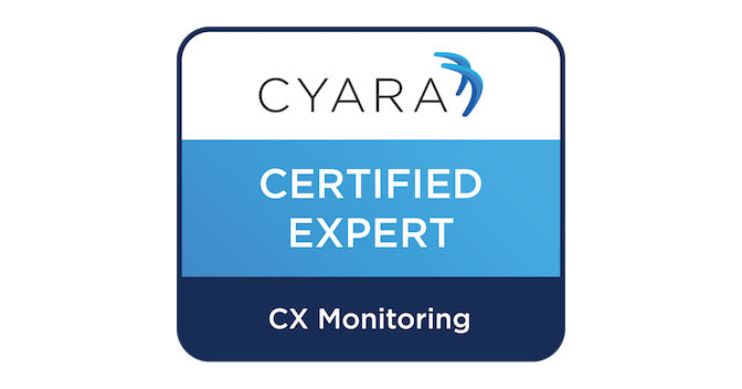 Cyara Certified Expert (CX Monitoring) - Credly