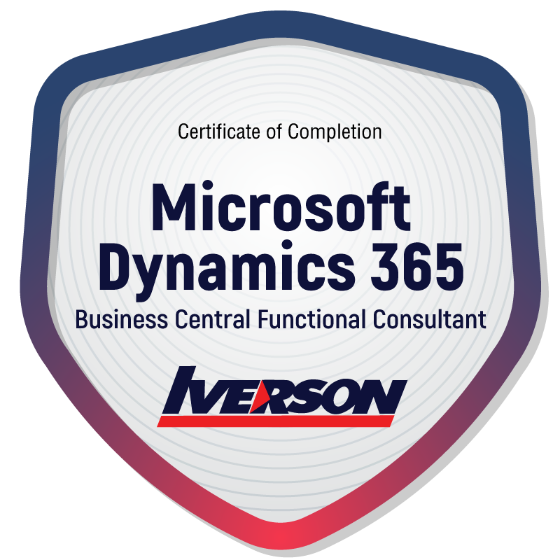 Microsoft Dynamics 365 Business Central Functional Consultant