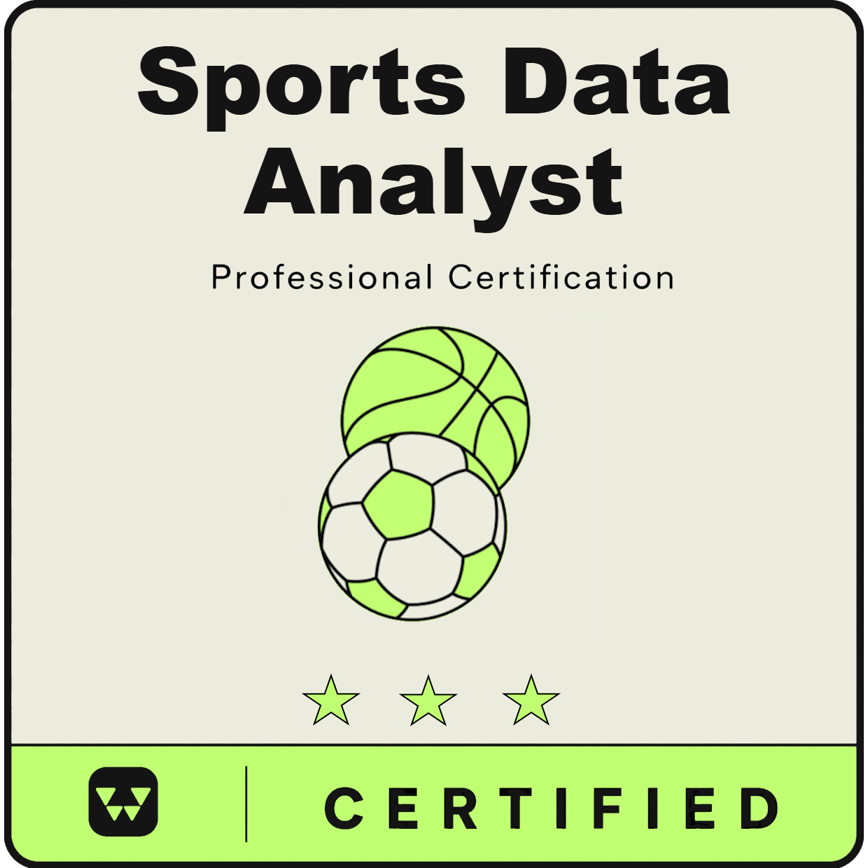 Certified Sports Data Analyst