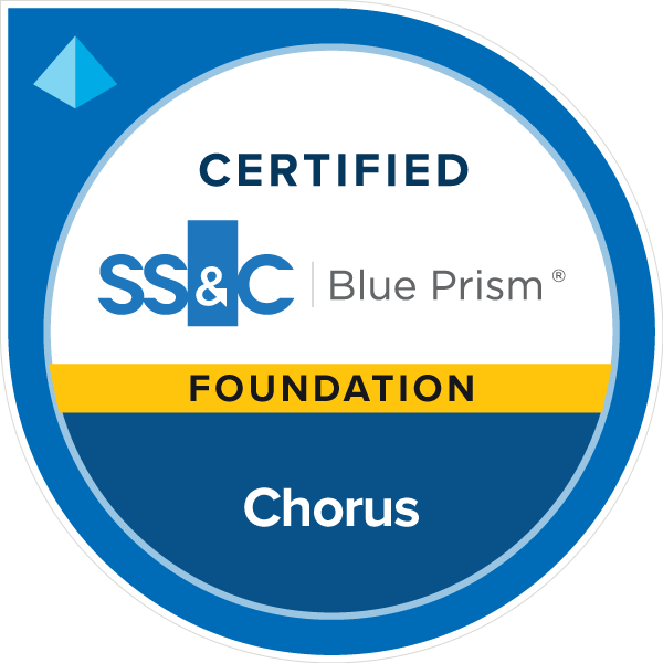 SS&C | Blue Prism® Chorus Foundation Certification