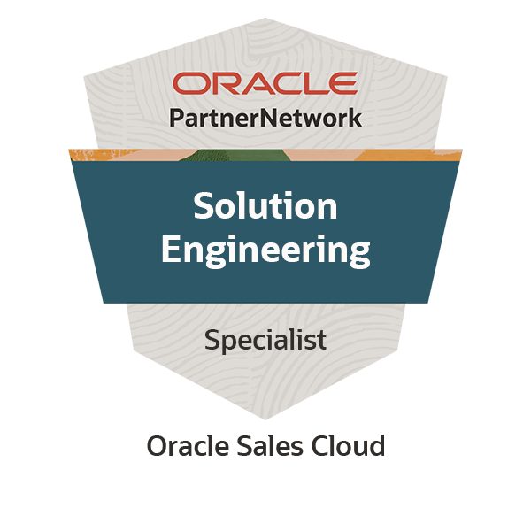 Oracle Sales Cloud Solution Engineer Specialist