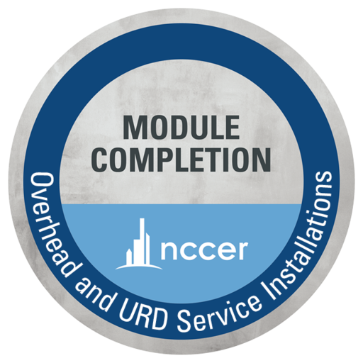 NCCER Overhead and URD Service Installations (80205) - Credly