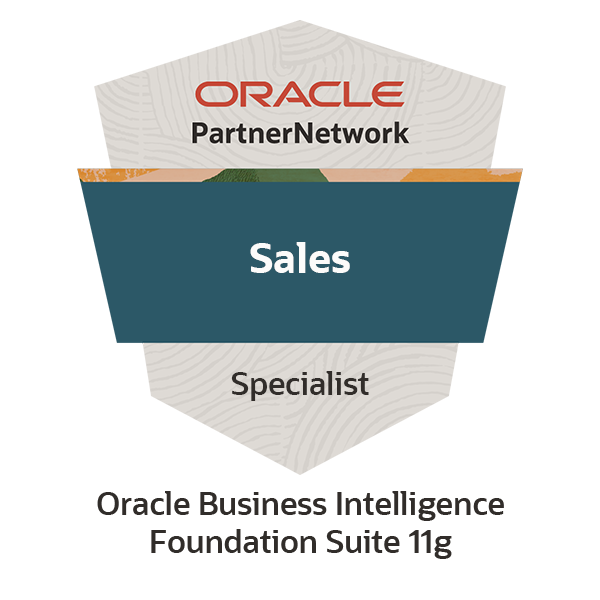 Oracle BI Foundation Suite 11g Sales Specialist