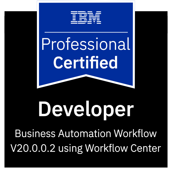 IBM Certified Developer - Business Automation Workflow V20.0.0.2 using Workflow Center