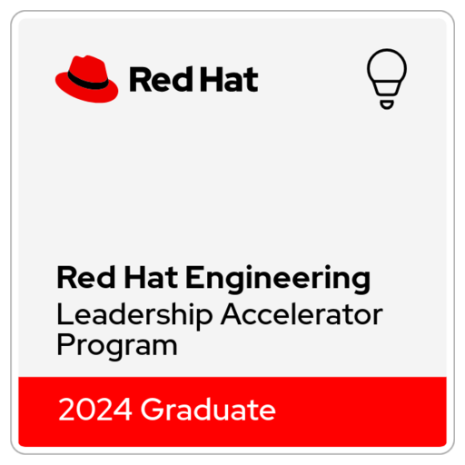 2024 Red Hat Engineering Leadership Accelerator Program - Credly
