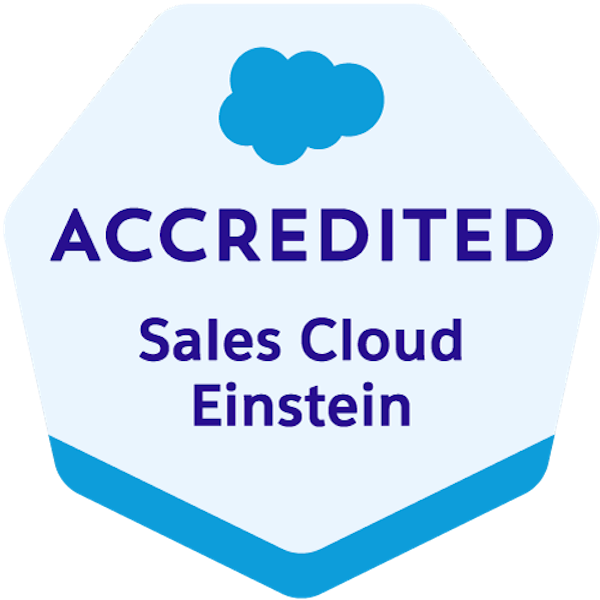 Sales Cloud Einstein Accredited Professional - Credly