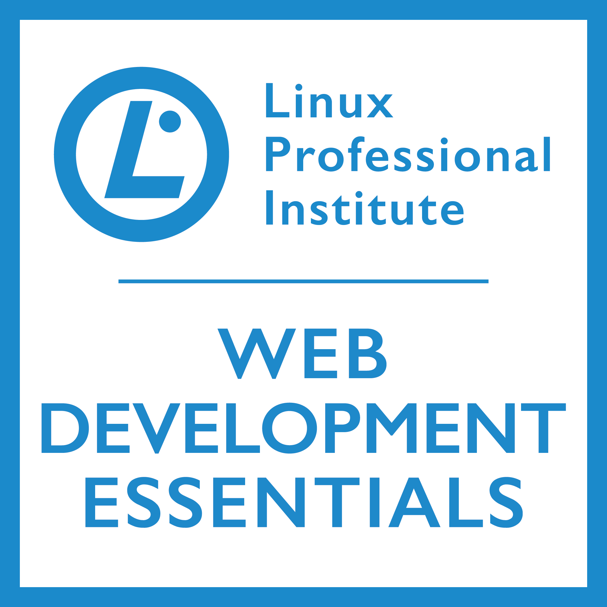 Web Development Essentials Certificate