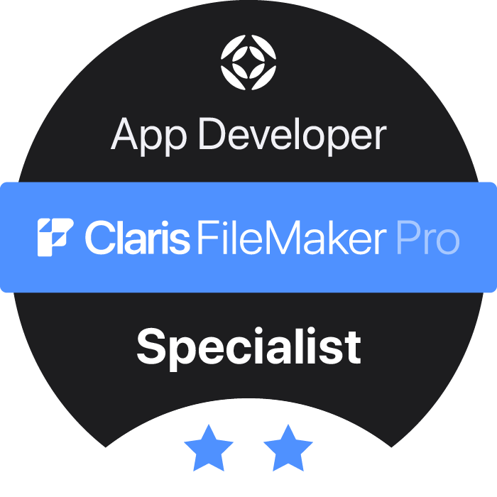 App Developer for Claris FileMaker Pro Specialist