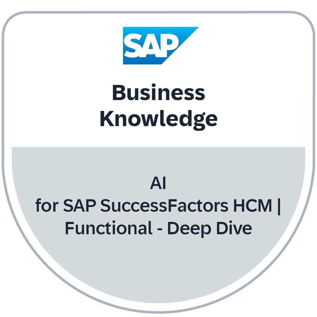 Business Knowledge - AI for SAP SuccessFactors HCM | Functional - Deep Dive
