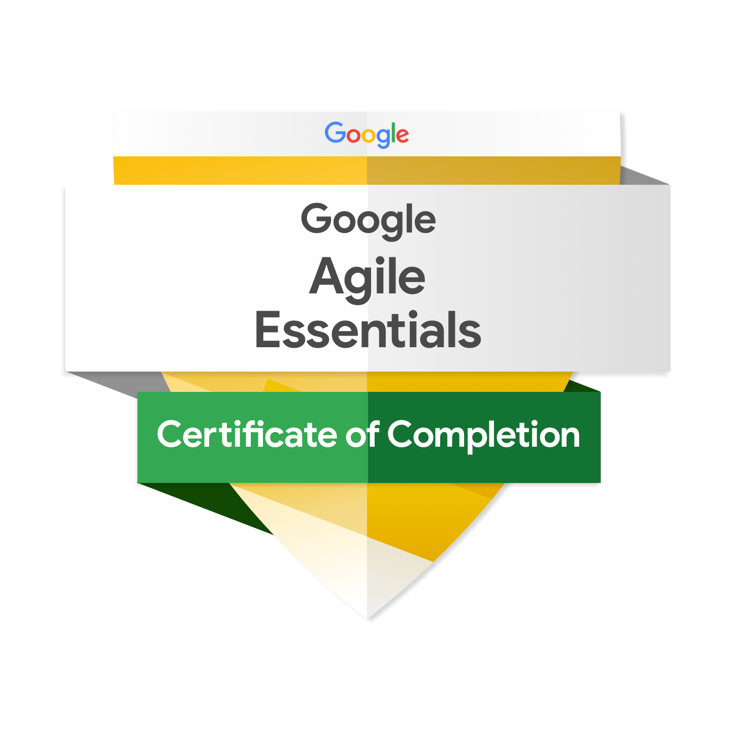 Google Agile Essentials V1 badge