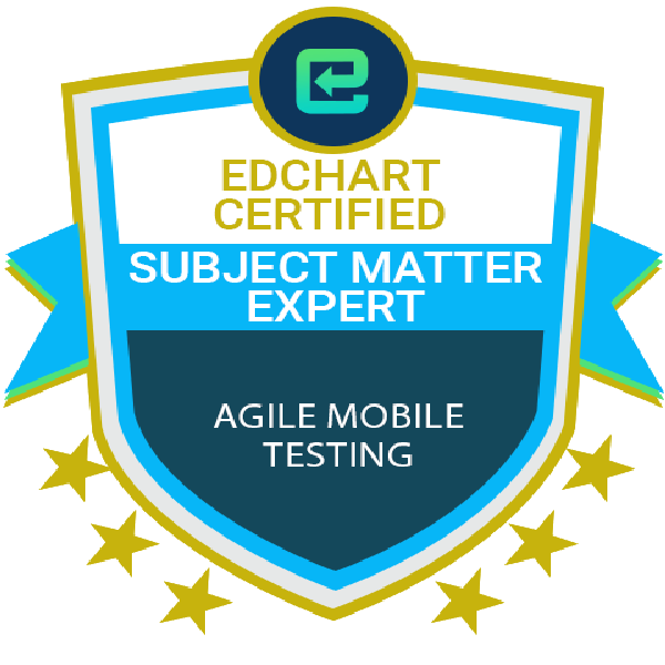 Edchart Certified Agile Mobile Testing Subject Matter Expert