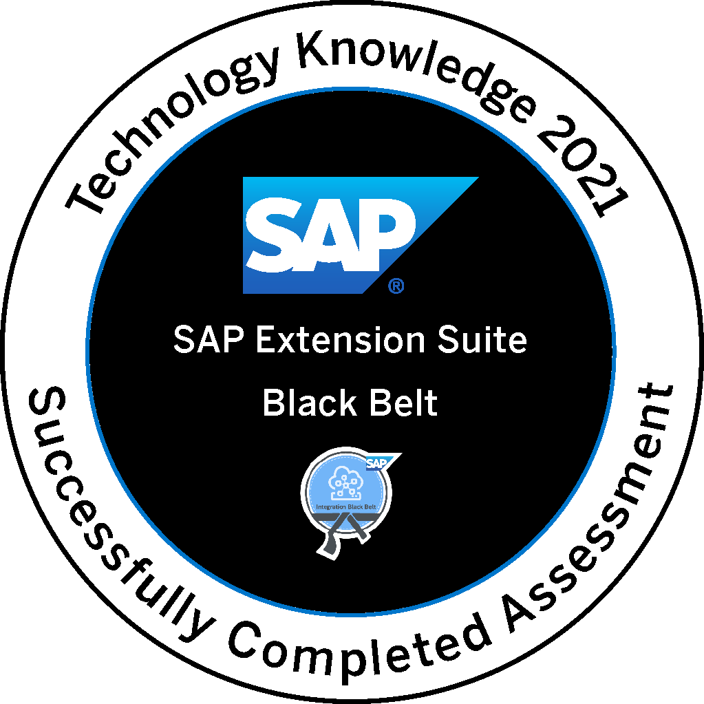 Technology Knowledge 2021 - SAP Extension Suite Black Belt