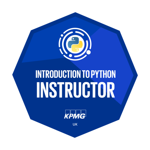 KPMG Introduction to Python - Instructor - Credly
