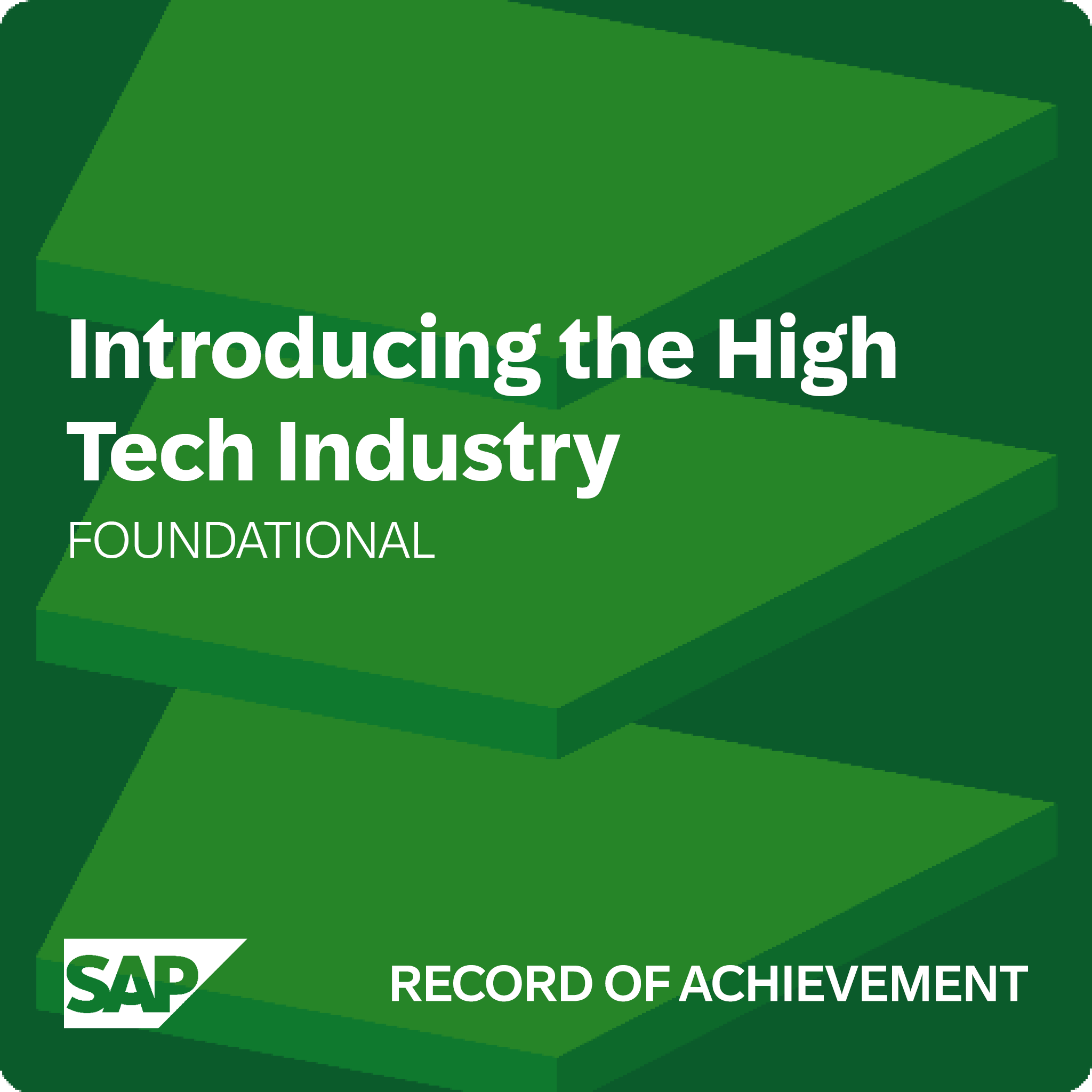 Introducing the High Tech Industry - Record of Achievement