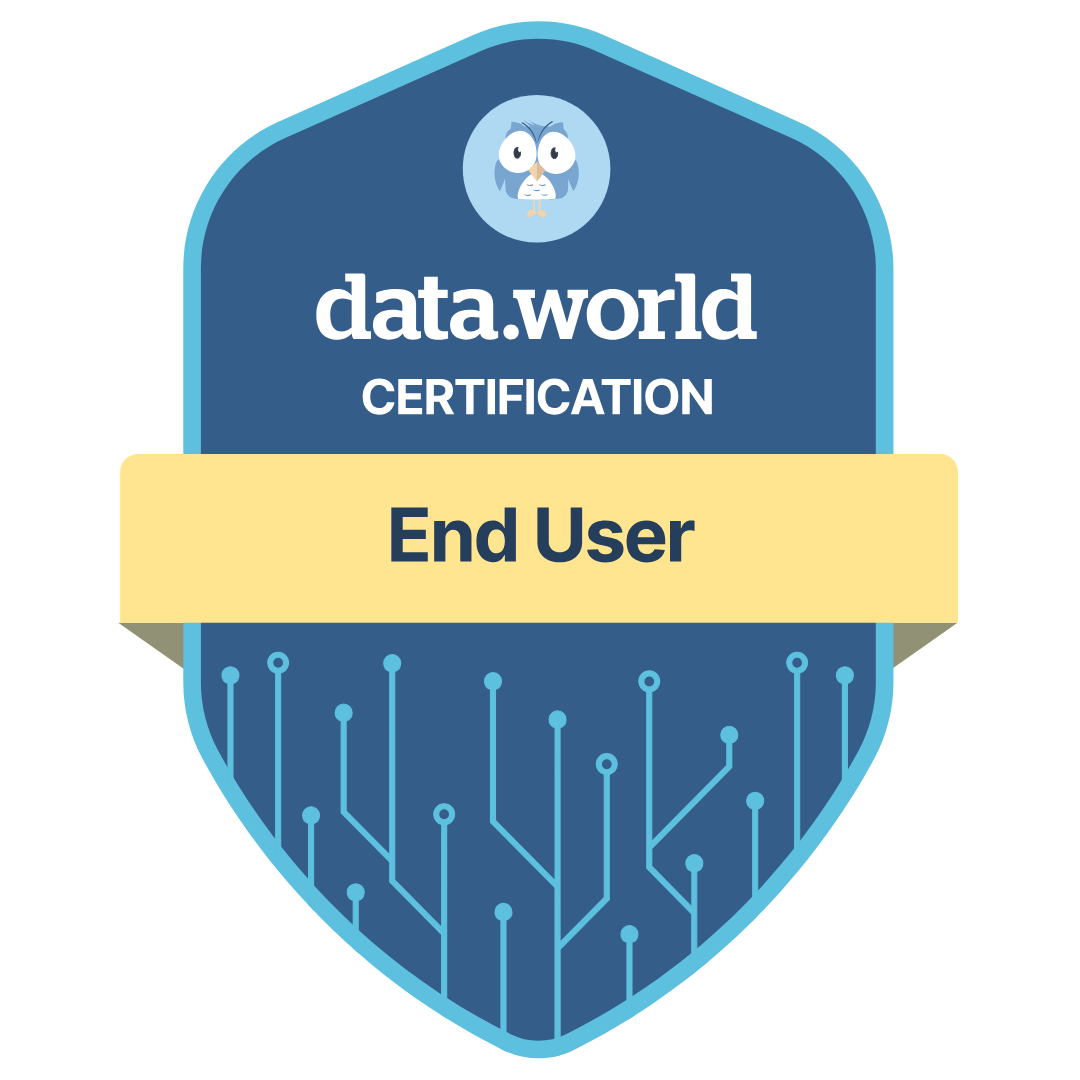 data.world End User Certification
