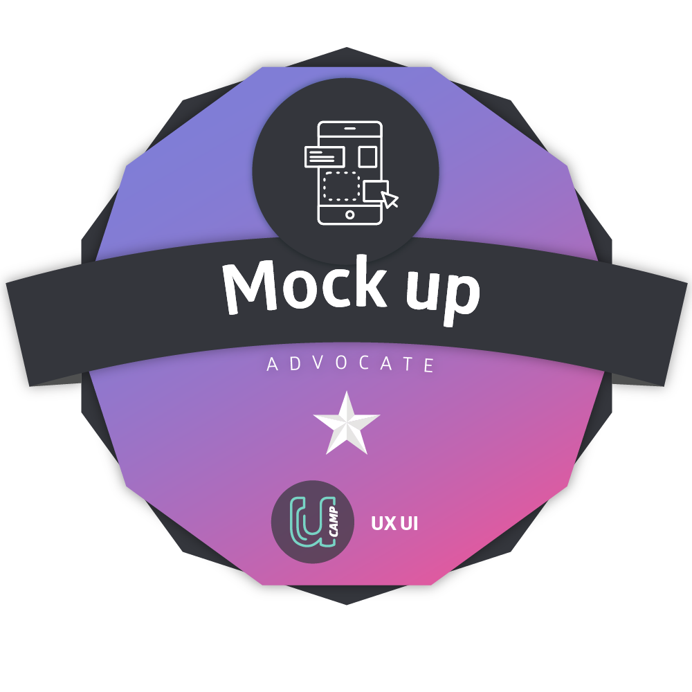 Mockup de aplicación