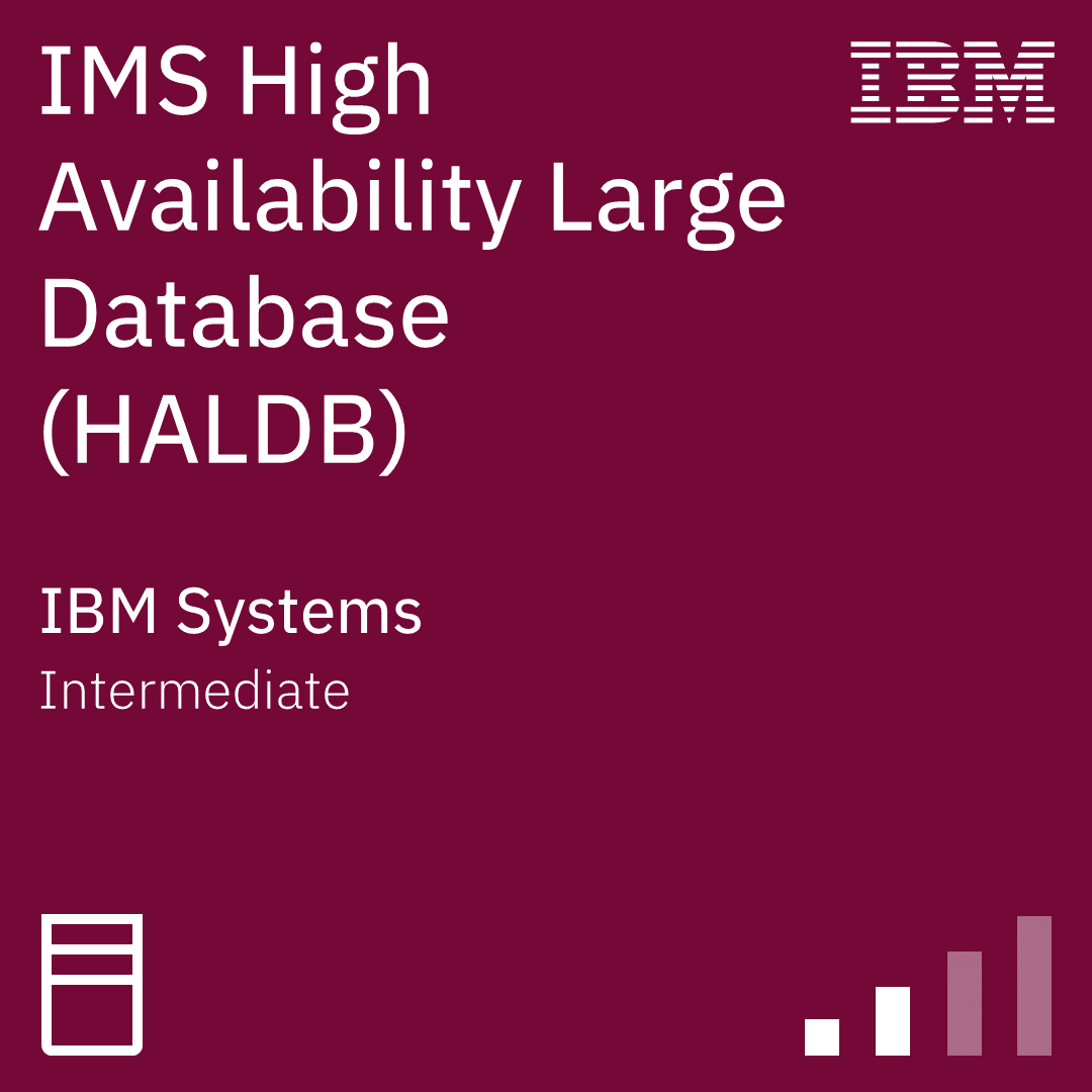 IMS High Availabiity Large Database (HALDB)