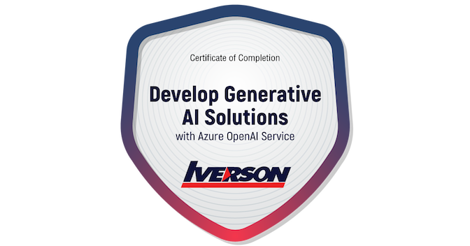 Develop Generative AI Solutions with Azure OpenAI Service - Credly