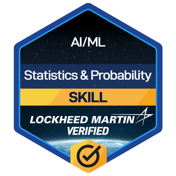 Statistics and Probability in Python for Data Science Skills Badge