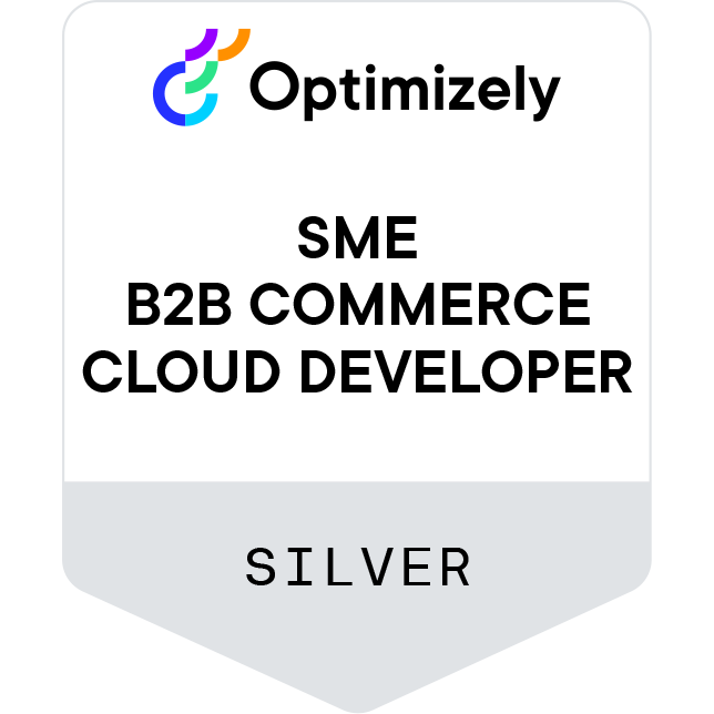 Optimizely SME B2B Commerce Cloud Developer