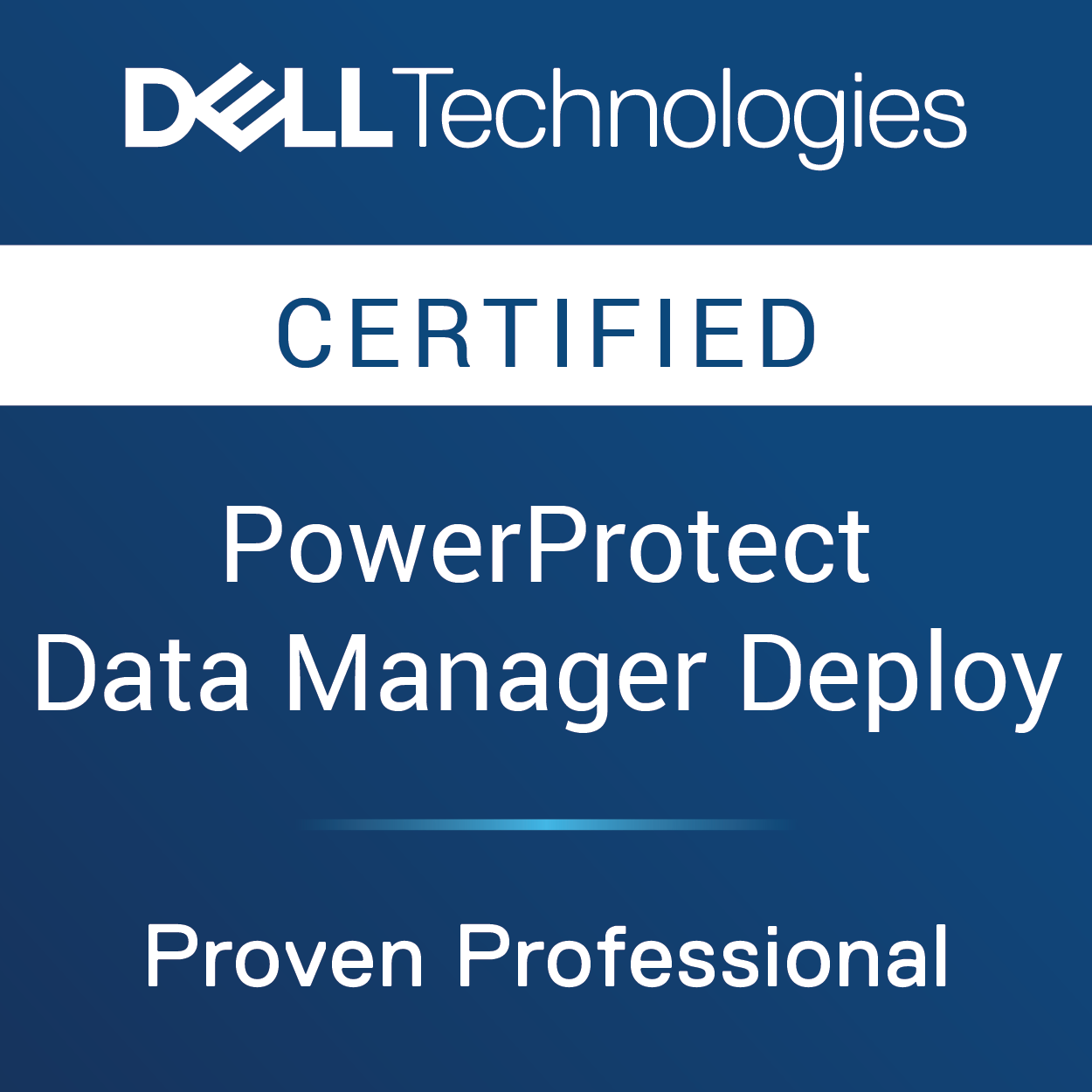 Dell PowerProtect Data Manager Deploy Exam