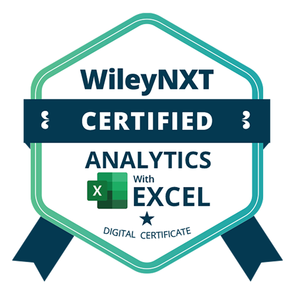Wiley's Analytics with Excel
