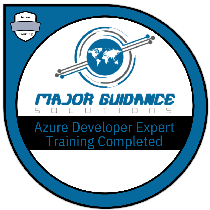 Azure Developer Expert Training Graduate
