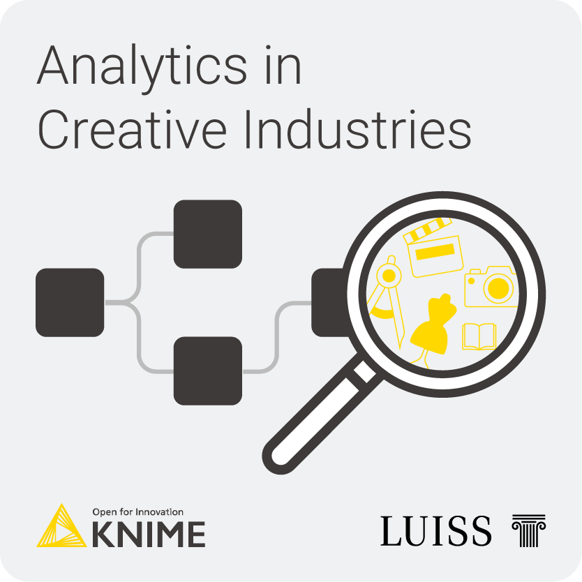 Finisher of the Business & Marketing Analytics Challenge “Analytics in Creative Industries” with KNIME - Fall 2021