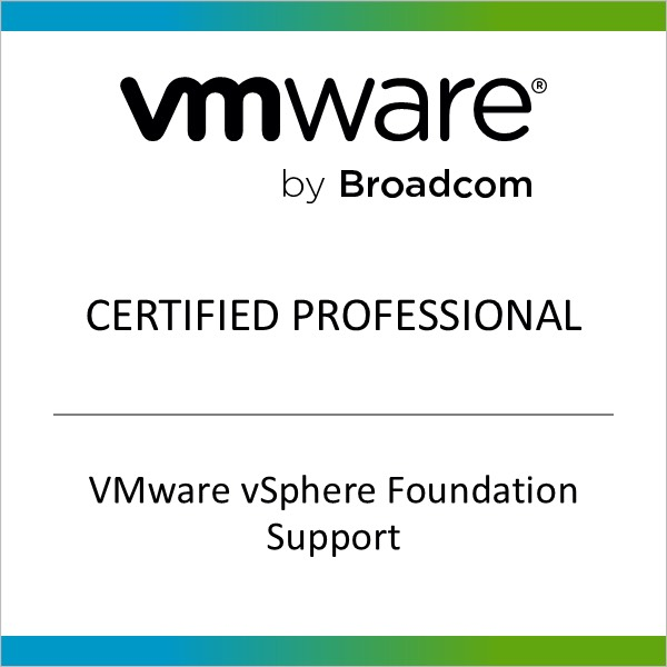 VMware Certified Professional - VMware vSphere Foundation Support