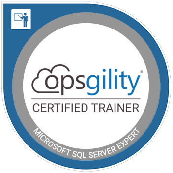 Opsgility Certified Trainer - Microsoft SQL Server Expert