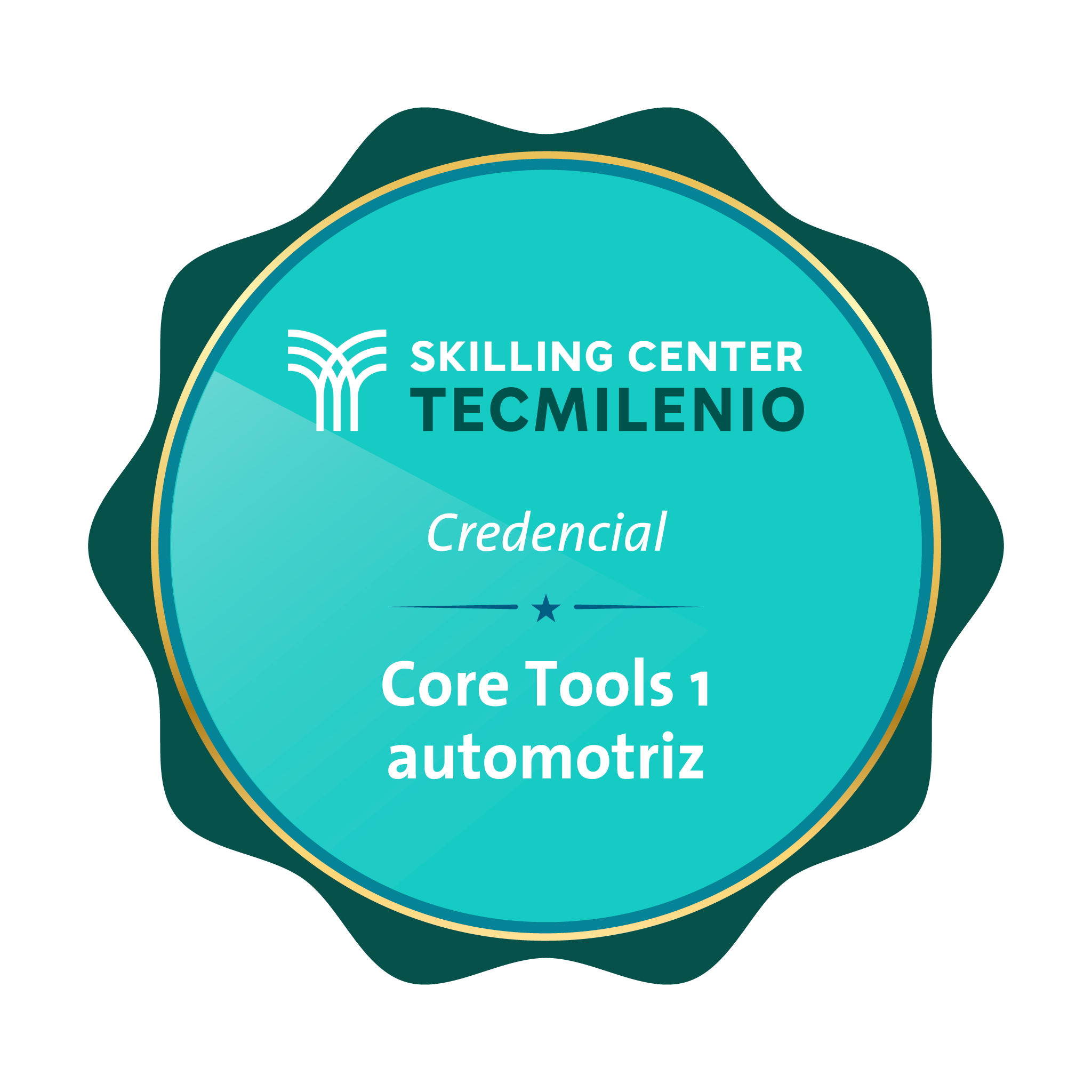 Credencial Core Tools 1 automotriz